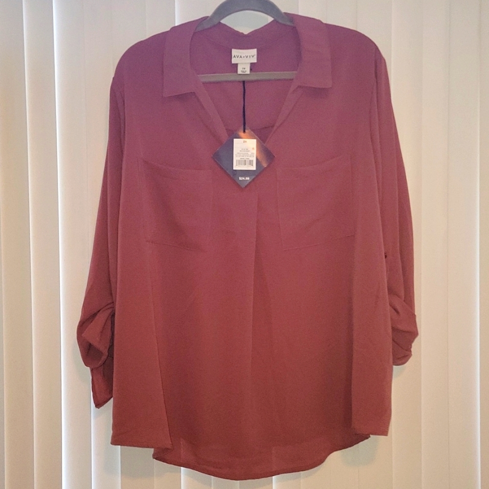Women's V-Neck Blouse
